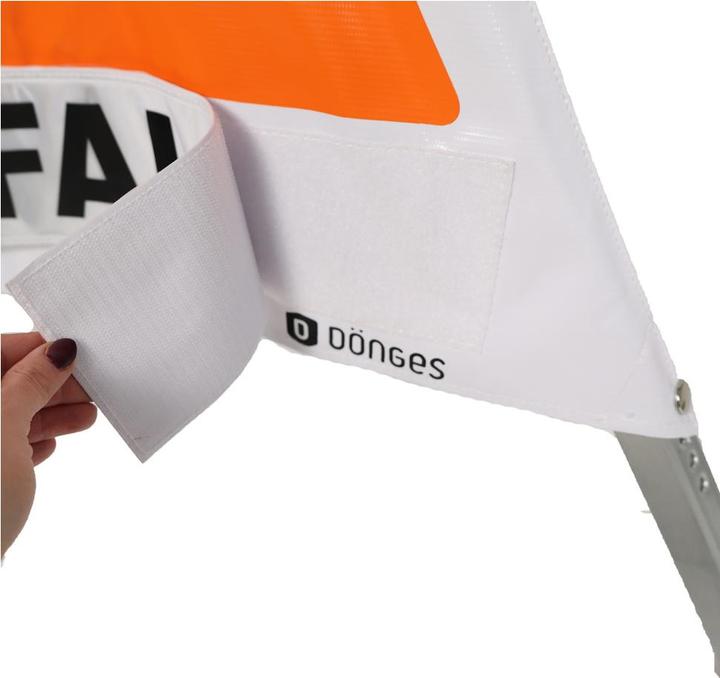 Produktbild Dönges Klettschild, retroreflektierend, 500 x 100 mm, Aufdruck ÖLUNFALL
