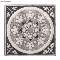 Actual product image Rayher Mandala Relief Egg Plate, 11x11 cm