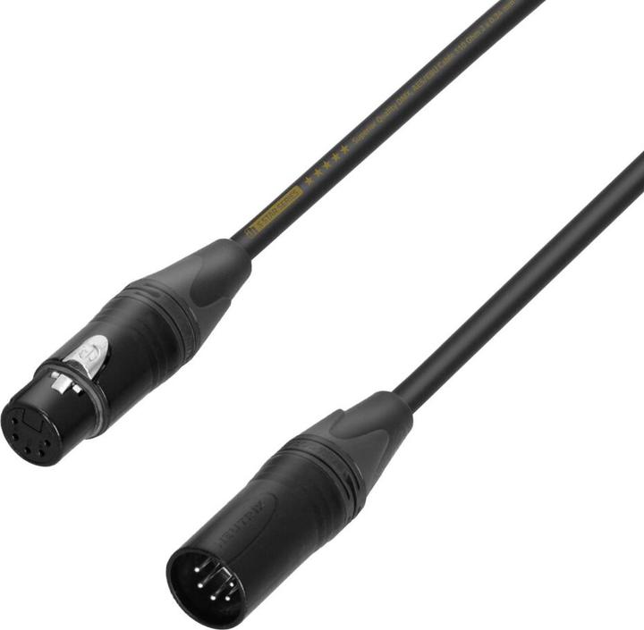 Produktbild Adam Hall 5 STAR DGH 1000 X - DMX Kabel NeutrikÂ® 5-Pol XLR ohne Einzelverpackung | 10 m (10 m, XLR Kabel)