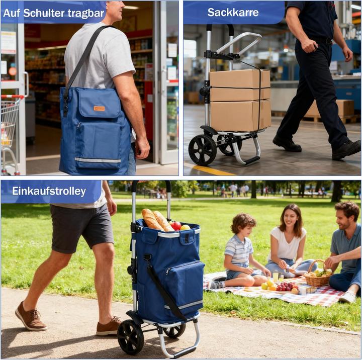 Produktbild Sekey Klappbarer Einkaufstrolley