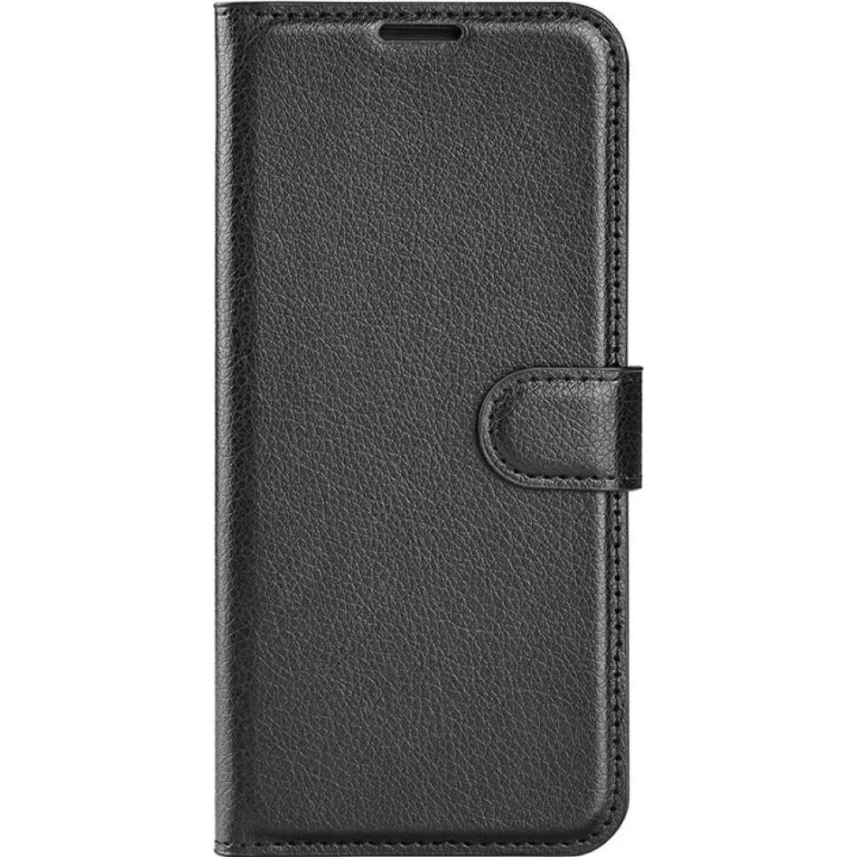 Screenguard Motorola Moto G42 Leather Guard Lederhülle (Motorola Moto G42), Smartphone Hülle, Schwarz