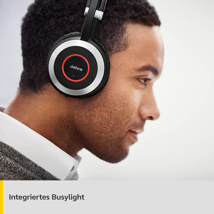 Produktbild Jabra Evolve 80 UC Duo (Headset 3,5 mm Klinke) (Kabelgebunden)