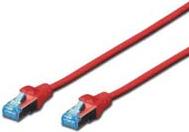 Immagine prodotto Digitus Cavo patch CAT 5e SF-UTP PVC AWG 26/7 lunghezza 5 m colore rosso (SF/UTP, CAT5e, 5 m)