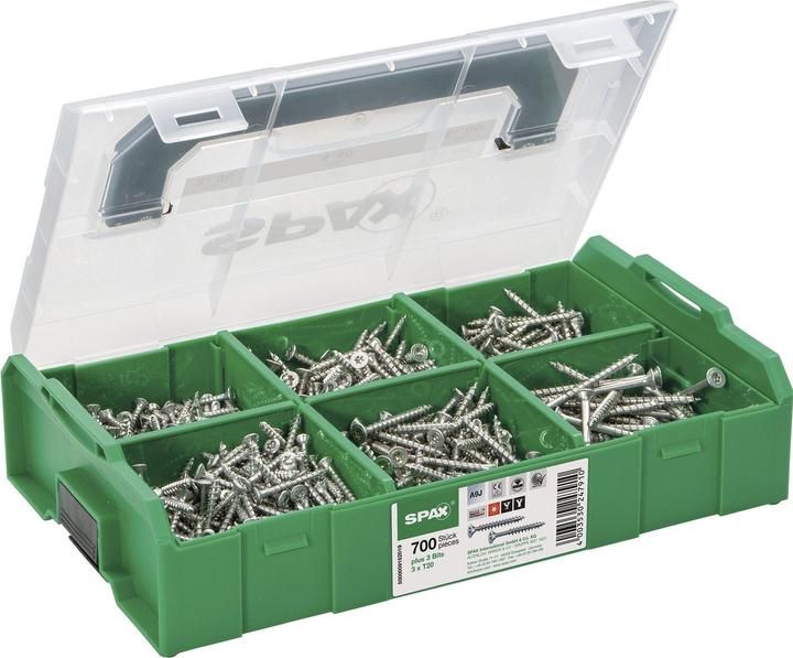 Produktbild Spax Montagekasten L-Boxx Mini Kunststoff T-Star Plus (703 Schrauben pro Stück)
