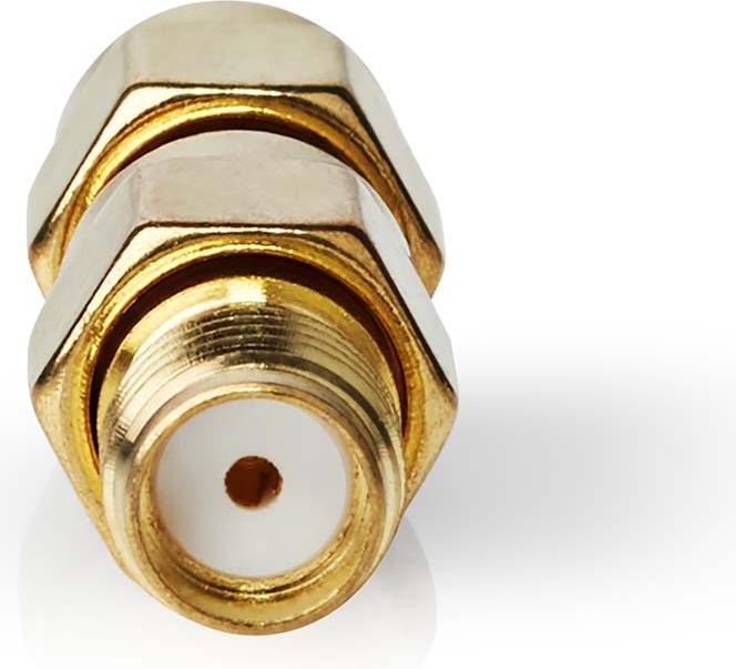 Produktbild Nedis SMA Adapter | SMA-Stecker Reverse Polarity | SMA-Buchse | Vergoldet | 50 Ohm | Gerade | Kupfer (Antennenkabel)