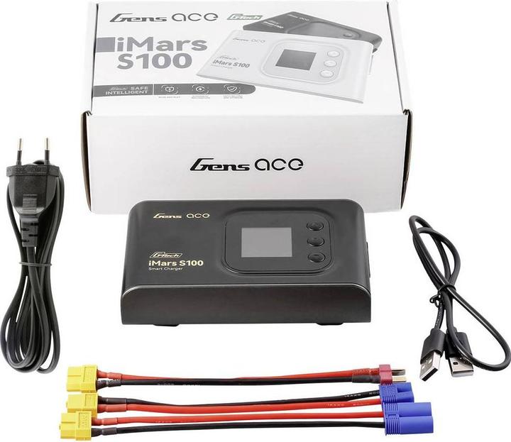 Actual product image Gens Ace Imars S100 Modellbau-Multifunktionsladegerät 10 A LiPo, LiIon, LiHV, L