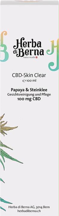 Actual product image Herba di Berna CBD-Skin Clear (Cleansing lotion, 100 ml)