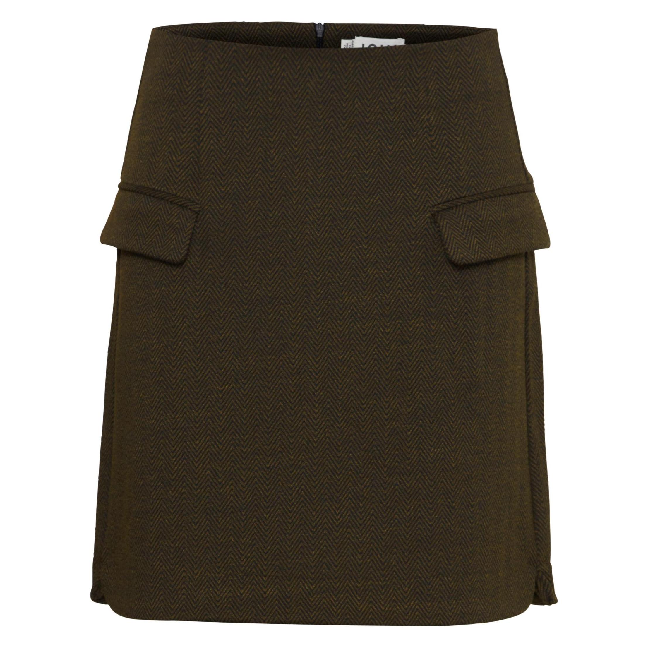 Ichi, Damen, Röcke, Ihkate Jacquard SK5 20121603, Schwarz, (L)