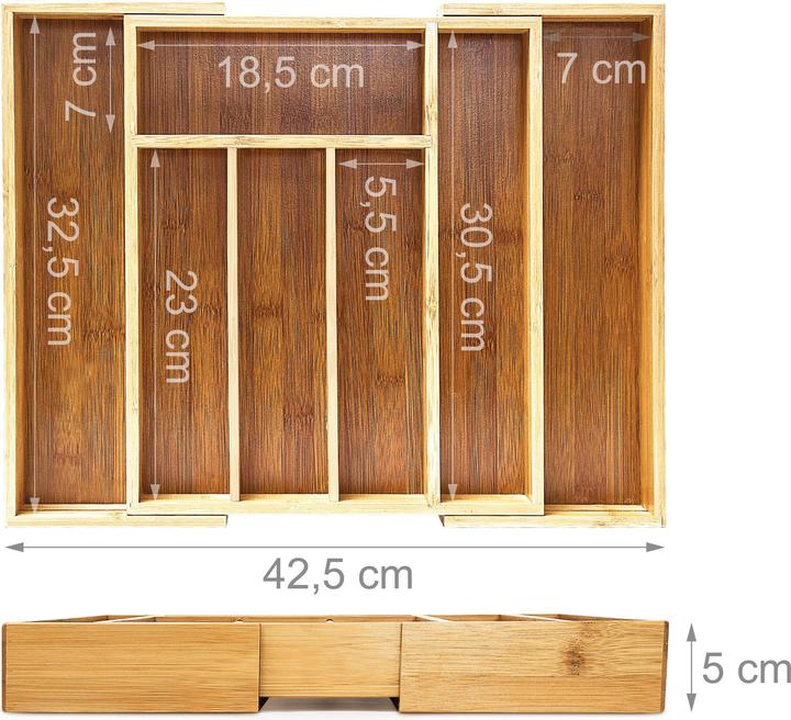 Produktbild Relaxdays Besteckkasten