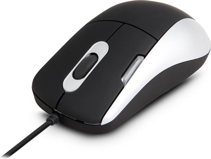 Produktbild Urban Factory Desktop Silk Mouse Maus Beidhändig USB Typ-A Optisch 800 DPI (Kabelgebunden)