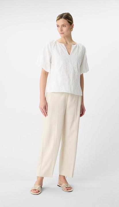 Produktbild Comma Bluse Bluse mit All-over-Stickerei und Ballonärmeln (38)