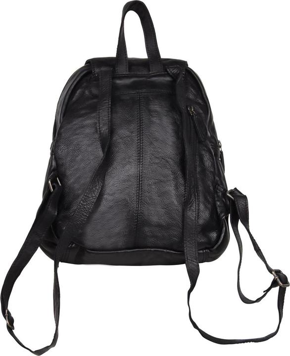 Produktbild DSTRCT Harrington Road Leren Rugtas - Zwart (7 l)