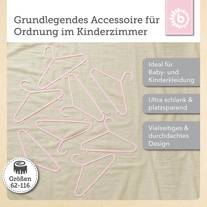 Image du produit Bieco Cintre rose (8x)