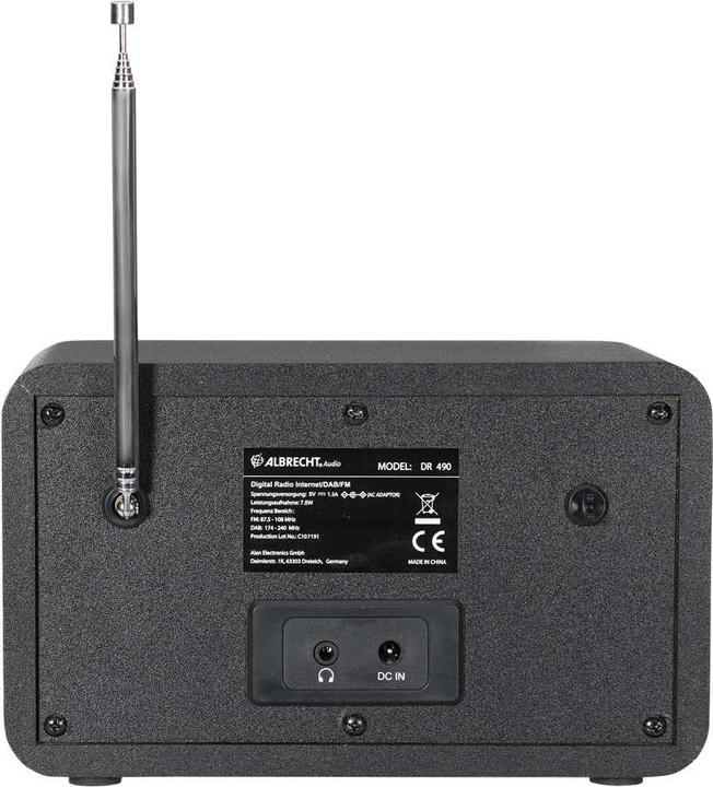 Actual product image Albrecht DR 490 (Web radio, DAB+, Wi-Fi)