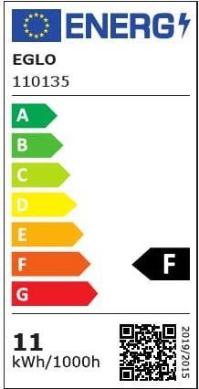 Energy Label EGLO Illuminant (E27, 11 W, 1055 lm, 1 x, F)
