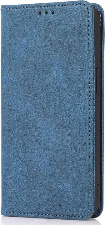 Produktbild Cover-Discount iPhone 15 - Vintage Flip Case Hülle dunkelblau (Apple iPhone 15)