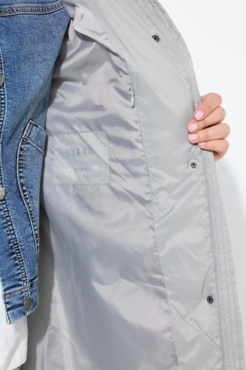 Produktbild Ulla Popken HYPRAR Long-Steppweste, wasserabweisend, 2-Wege-Zipper (60)