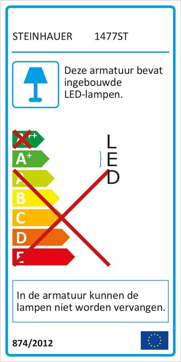 Energie-Label Steinhauer Zenith (2200 lm)