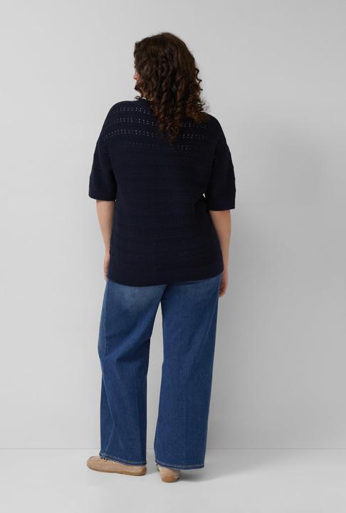 Immagine prodotto s.Oliver Strickpullover Ajour-Pullover mit Halbarm (48)