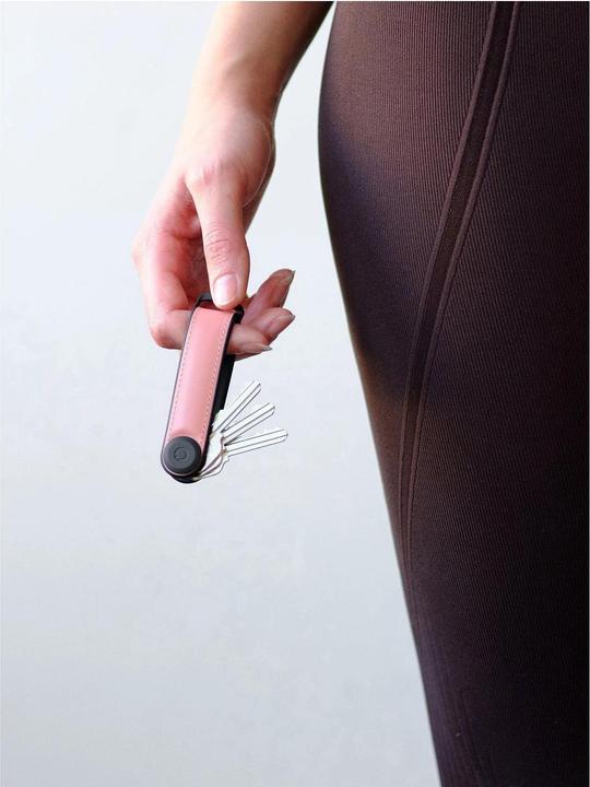 Produktbild Orbitkey Hybrid Leather Key Organiser - Pastel Pink