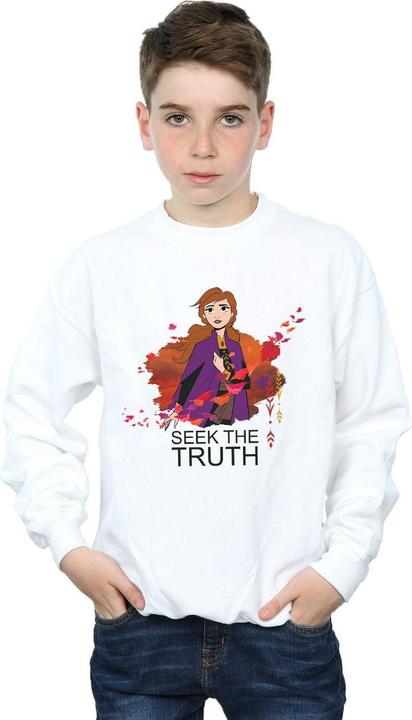 Actual product image Disney Boys Frozen 2 Anna Seek The Truth Wind Sweatshirt (104)