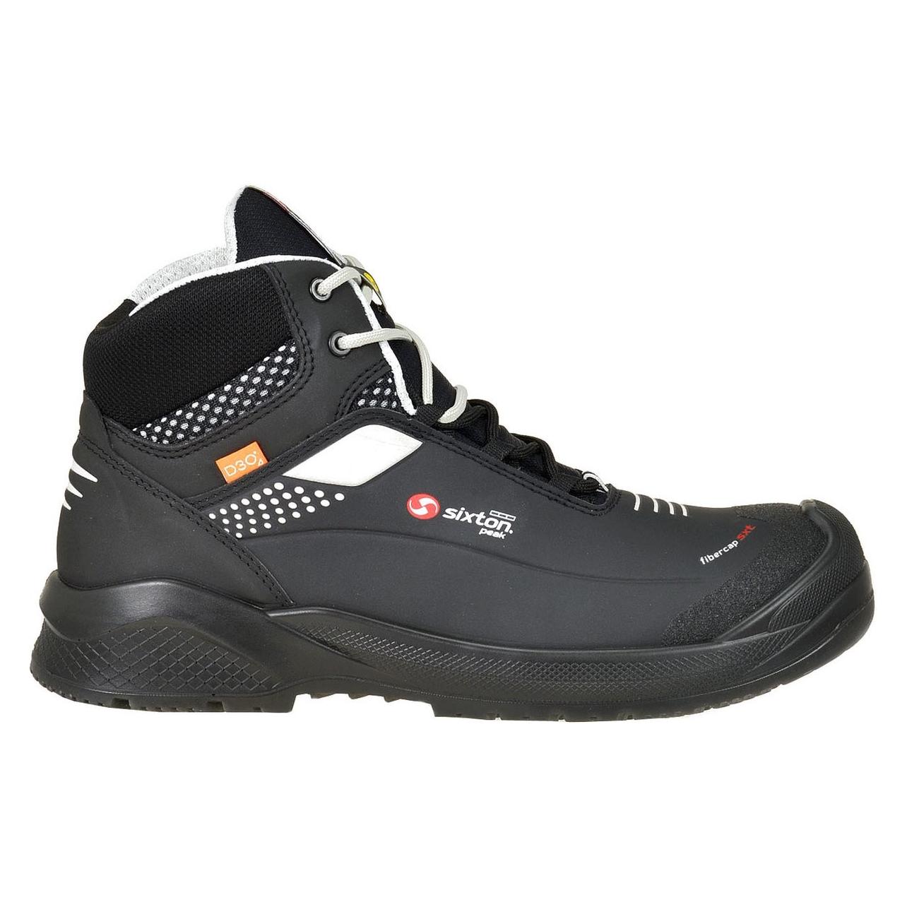 Sixton, Werkschoenen, Werkschoenen Forza Hoog S3 Zwart/Grijs Maat 45 (S3, 45)