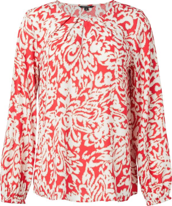 Image du produit Comma Bluse Bluse mit plissiertem Ausschnitt (34)