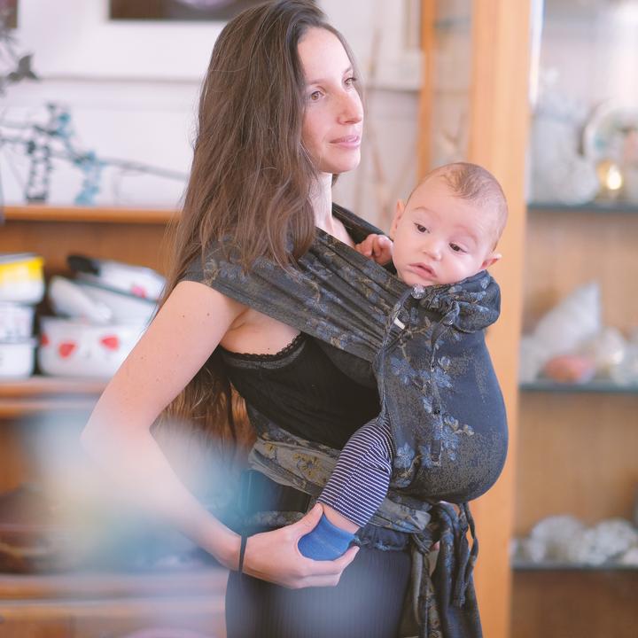 Actual product image Didymos DidyKlick 4u Blue Flower