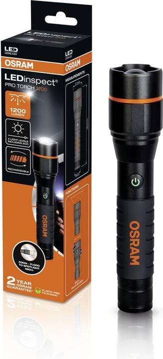 Actual product image Osram LEDinspect PRO TORCH 1200 Arbeitsleuchte (1200 lm)