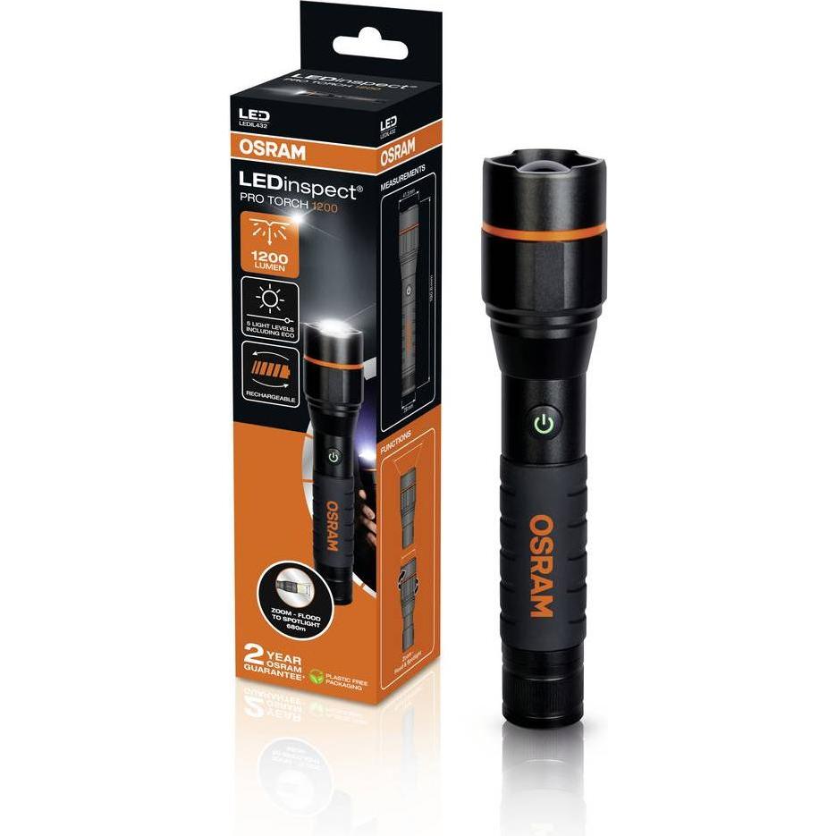 Osram, Illuminazione officina, LEDinspect PRO TORCH 1200 Arbeitsleuchte (1200 lm)