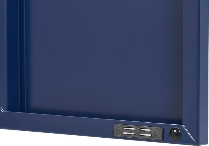 Immagine prodotto Beliani Credenza blu 2 ante URIA (100 x 40 x 65 cm)