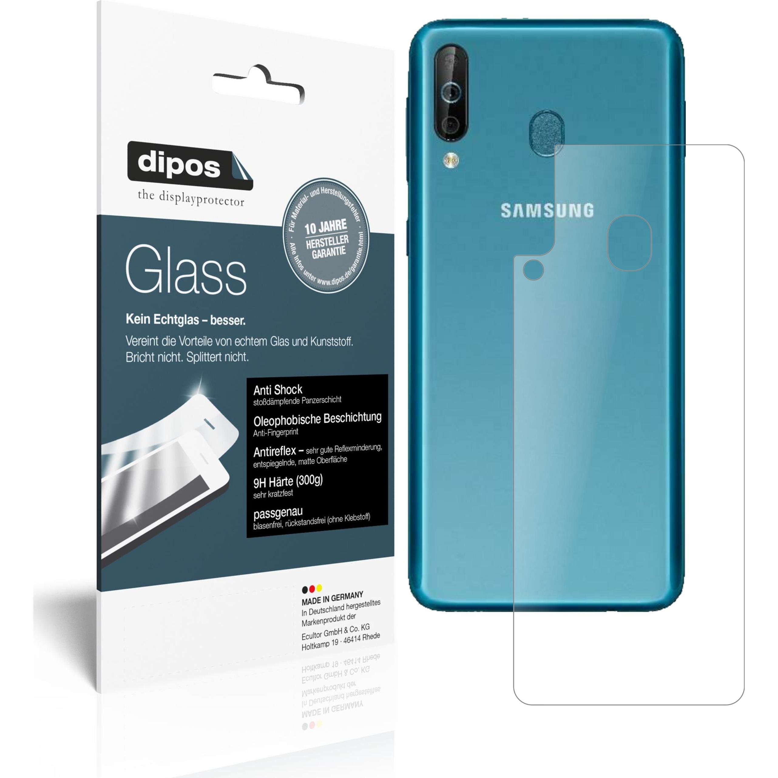 Dipos Displayschutz Anti-Shock (2 Stück, Samsung Galaxy A40s), Smartphone Schutzfolie, Transparent