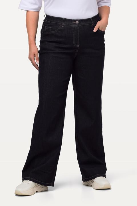 Immagine prodotto Ulla Popken Jeans modello Mary con taglio della gamba ampio, design a cinque tasche e cintura comoda (44)