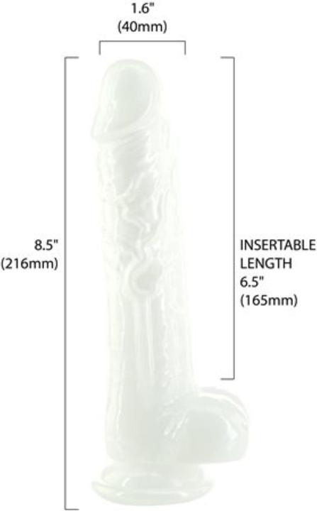 Actual product image Naked Addiction PearlDildo with suction cup 21.5 cm
