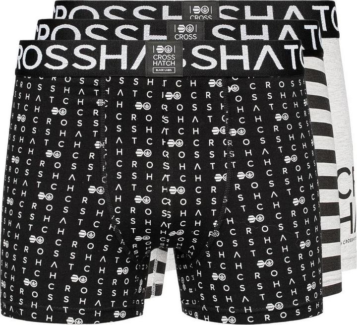 Produktbild Crosshatch Gridline Boxershorts (3erPack) (L, 3er Pack)
