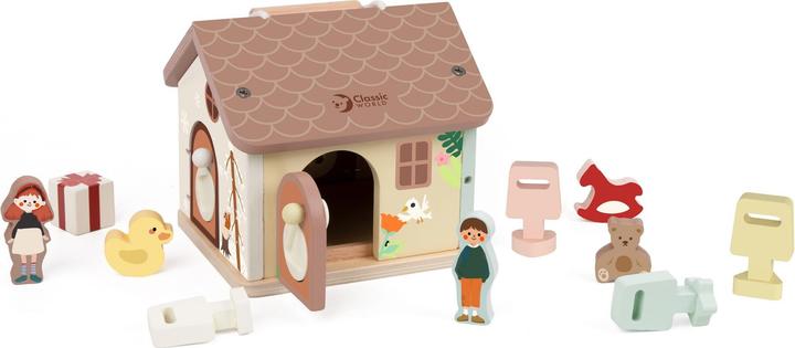 Classic World Abschliessbares Holzhaus