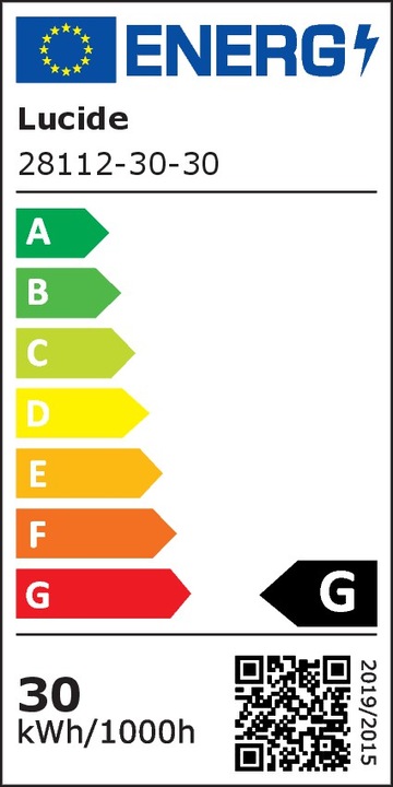 Energie-Label Lucide Ceres-LED (2481 lm)