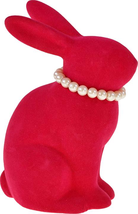 Actual product image Werner Voss Hase mit Perlenkette pink 11,5x8x16cm (1 x)
