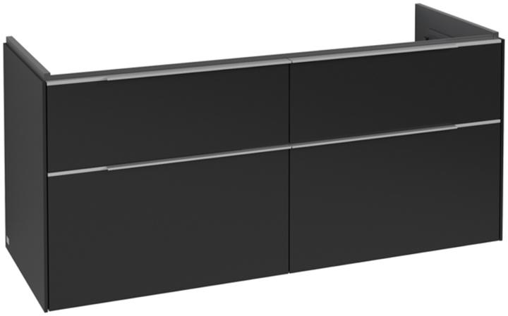 Aluminium glänzend, Volcano Black