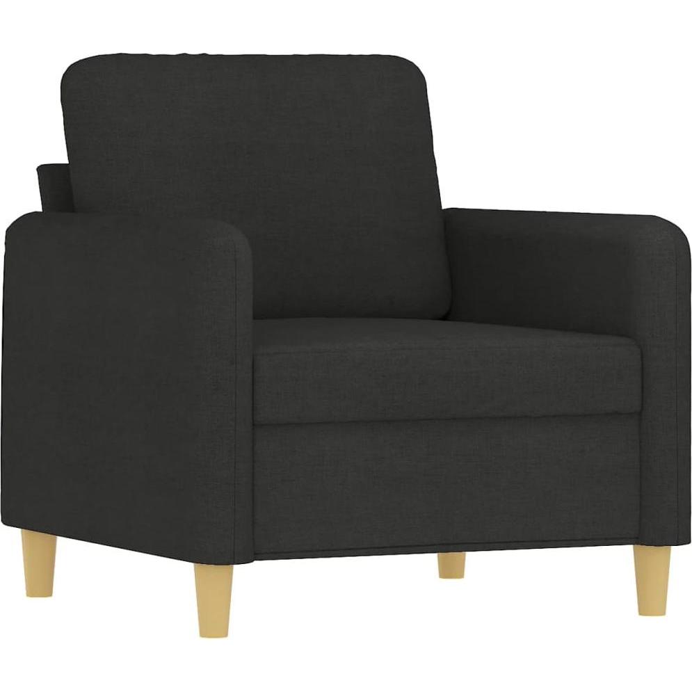 Thumbnail - VidaXL, Sessel, Sessel Schwarz 60 cm Stoff,Farbe: Schwarz,Material: Stoff
