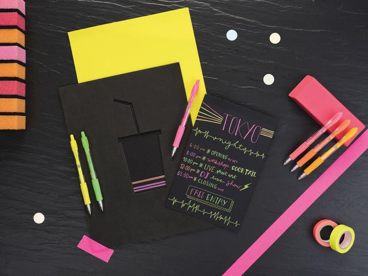 Actual product image Pilot G-2- NEON - Gel roller (Green)