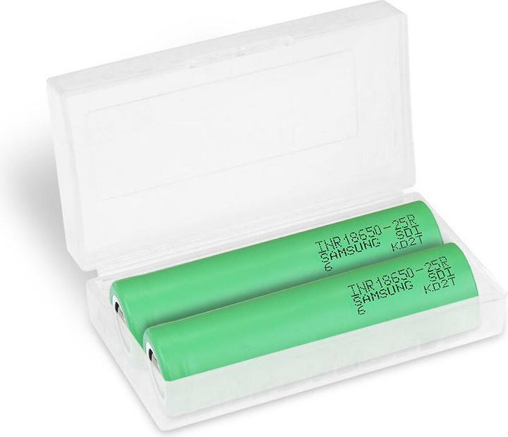 Actual product image Everactive 2x 18650 Li-Ion SAMSUNG INR18650-25R*!BOX! (2 pcs., 18650, 2500 mAh)