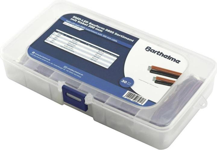 Produktbild Barthelme LED Sortiment SMD Bauform 0805 mit 30 cm Litze