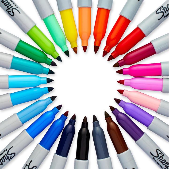 Produktbild Sharpie Marker Fein Rundspitze F (Grau, 1 mm, 24 x)