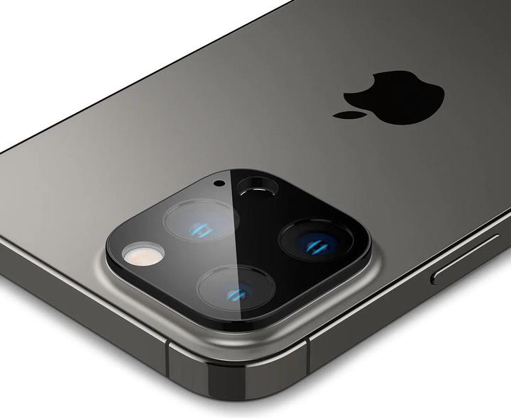 Produktbild Spigen Optik.Tr Camera iPhone 14 Pro/14 Pro Max Lens 2szt./2pcs czarny/black AGL05273 (2 Stk., Apple iPhone 11 Pro)