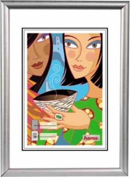 Image du produit Hama Cadre plastique Madrid, argent (7 x 10 cm)