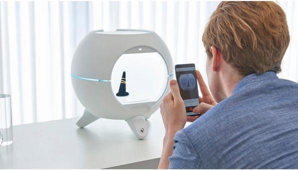 Actual product image Orangemonkie Foldio360 Smart Dome (Recording box)