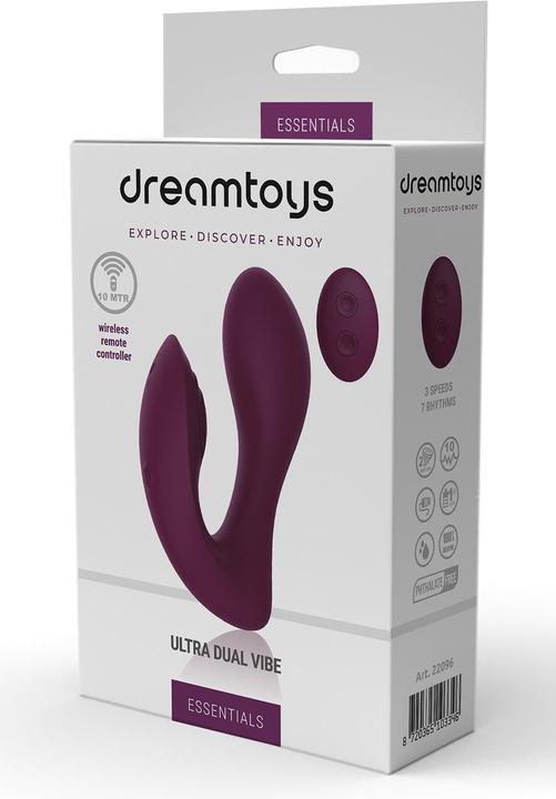 Actual product image Dreamtoys Dream Toys Essentials Vibrator Purple 13 cm