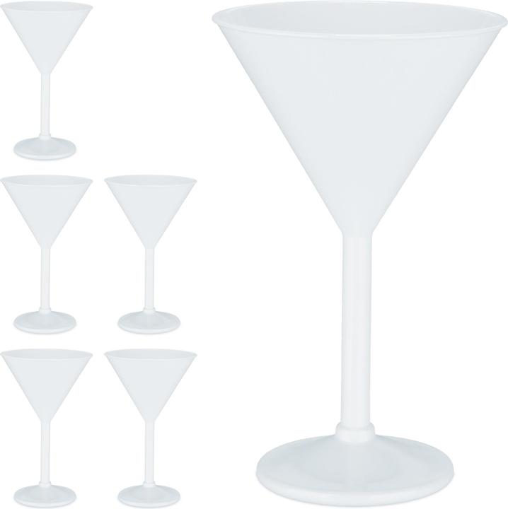 Relaxdays 6x bicchiere da martini