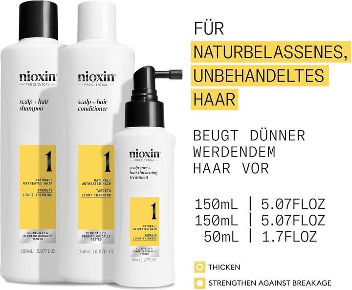 Produktbild Nioxin Scalp + Hair Thickening System 1 (350 ml)